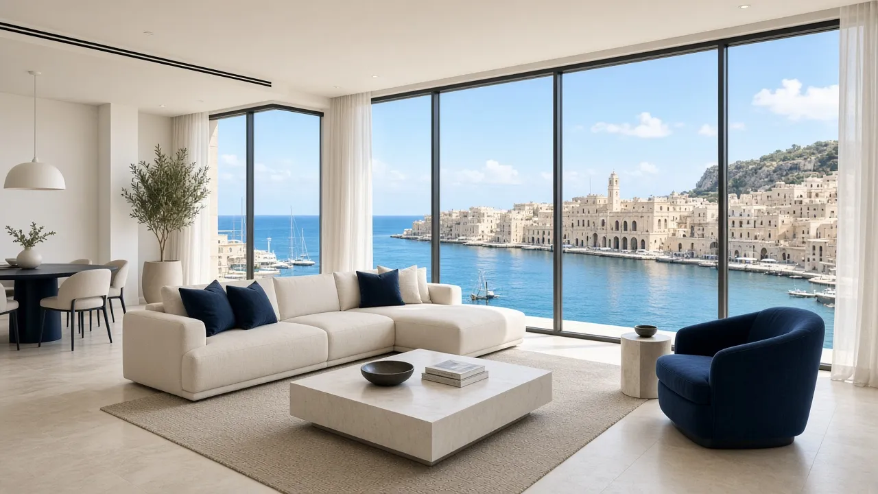 Harbour-view apartment